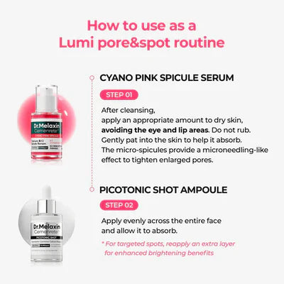 Dr.Melaxin Lumi Pore & Spot Care Duo